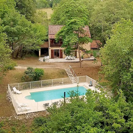Domme 6 Beds 8p Secluded Woodland With Pool 别墅 Florimont-Gaumiers